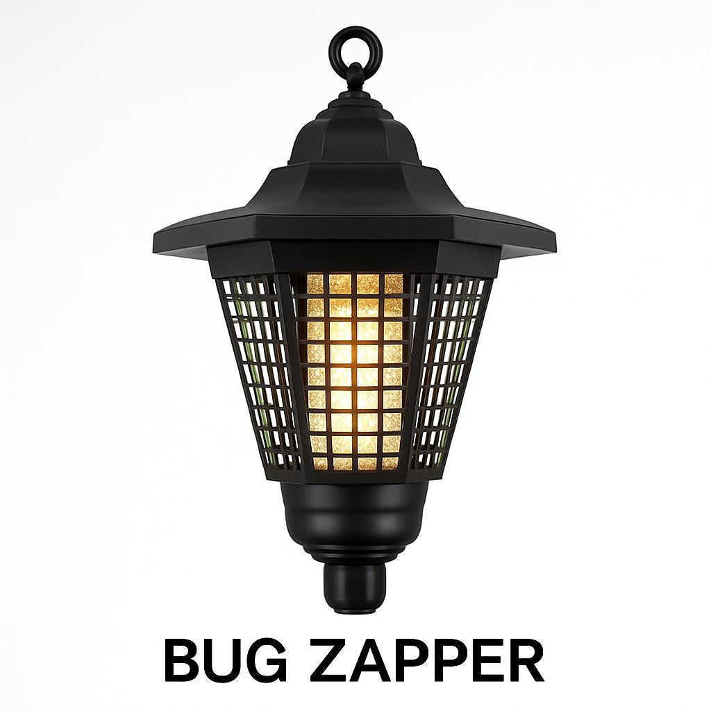 Eco-Friendly Outdoor Bug Zapper Lantern - Chemical-Free Pest Control