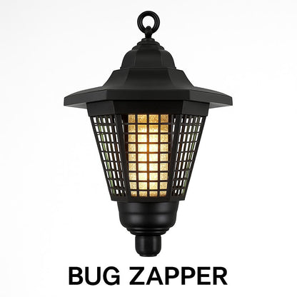 Eco-Friendly Outdoor Bug Zapper Lantern - Chemical-Free Pest Control