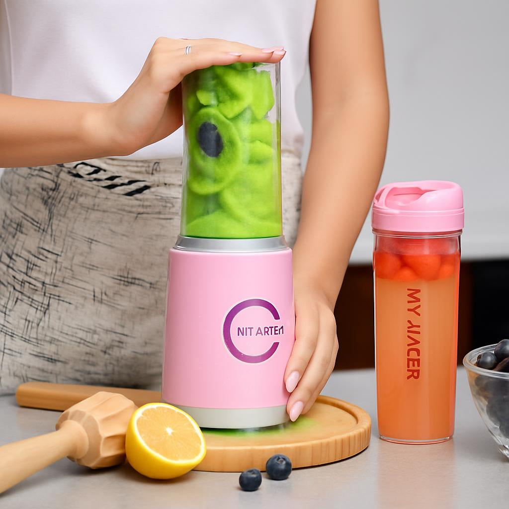 Eco-Friendly Personal Blender with Portable Drink Container