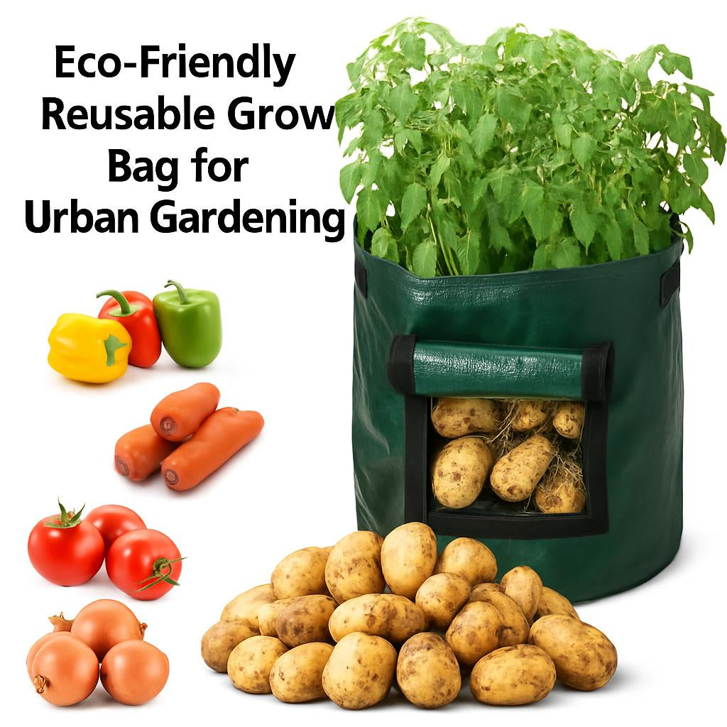 Eco-Friendly Reusable Grow Bag for Urban Gardening