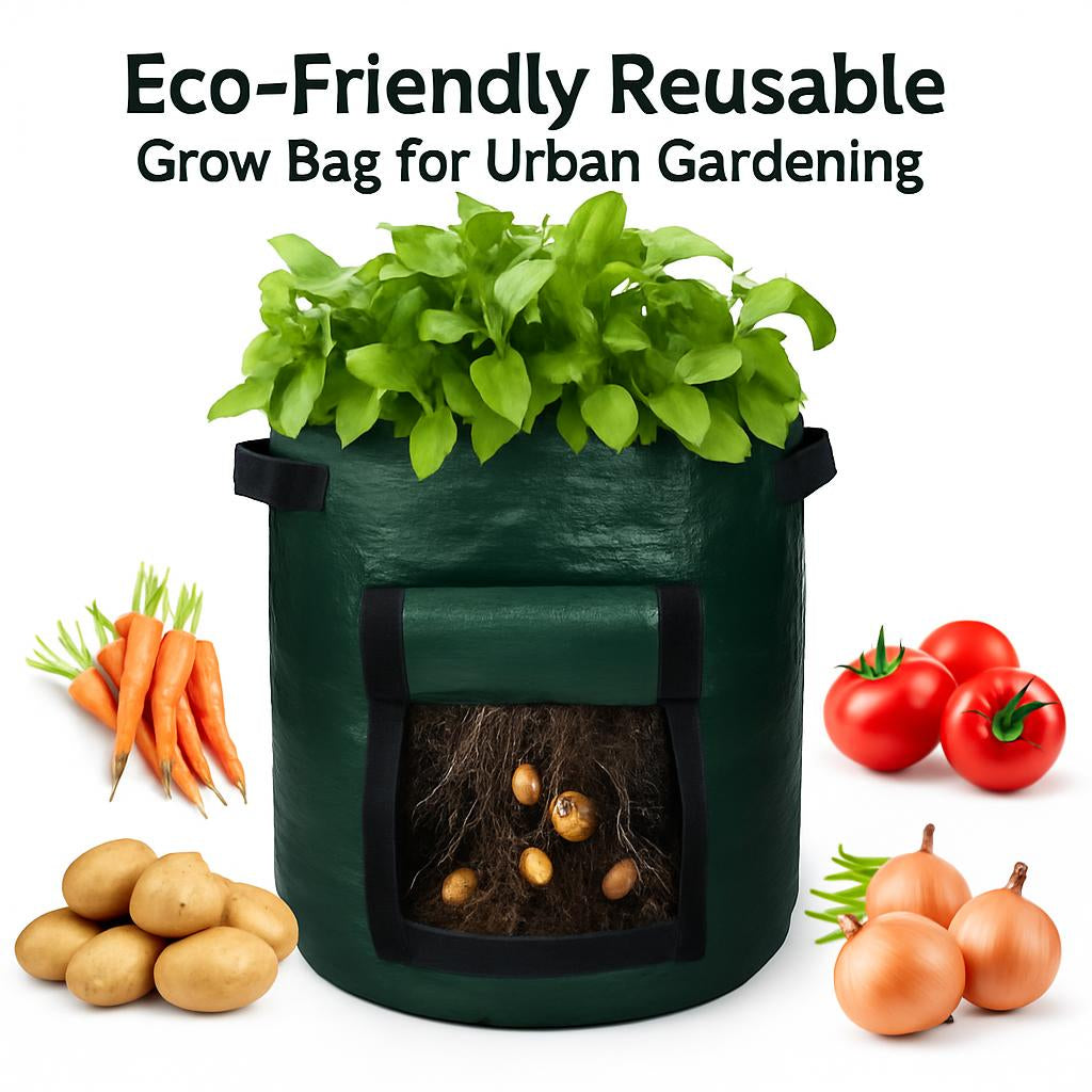 Eco-Friendly Reusable Grow Bag for Urban Gardening