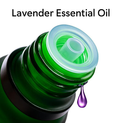 Lavender Essential Oil in Eco-Friendly Glass Bottle for Aromatherapy