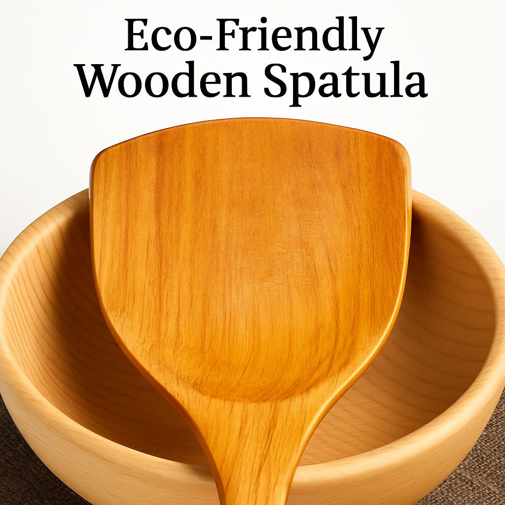 Eco-Friendly Wooden Spatula Set for Sustainable Cooking