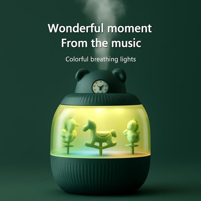 Eco-Friendly Aromatherapy Humidifier in Dark Green