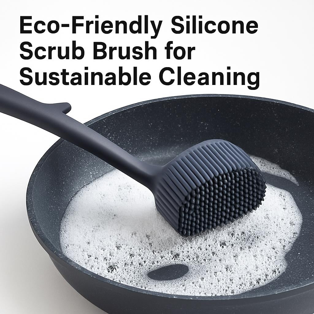 Eco-Friendly Silicone Scrub Brush for Sustainable Cleaning