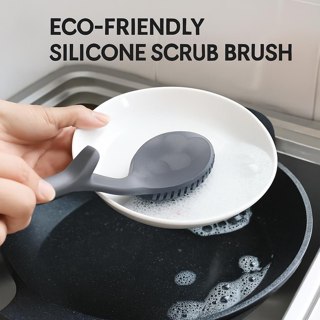 Eco-Friendly Silicone Scrub Brush for Sustainable Cleaning
