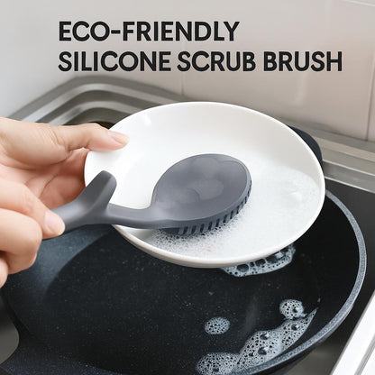 Eco-Friendly Silicone Scrub Brush for Sustainable Cleaning