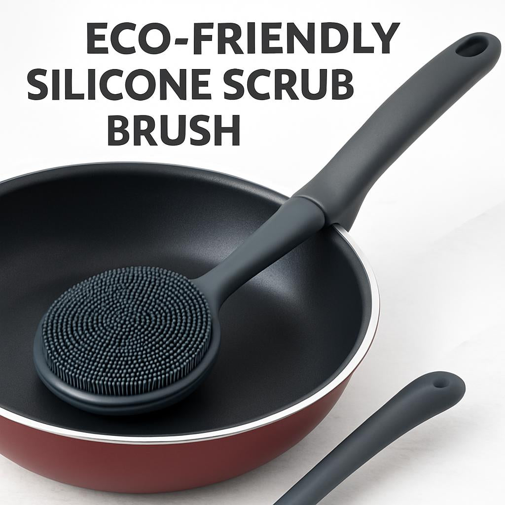 Eco-Friendly Silicone Scrub Brush for Sustainable Cleaning