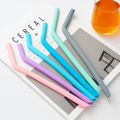 Eco-Friendly Silicone Folding Baby Bottles with Straw