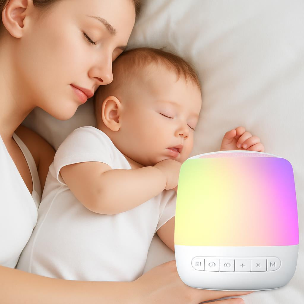 Colorful LED White Noise Bluetooth Speaker for Relaxation