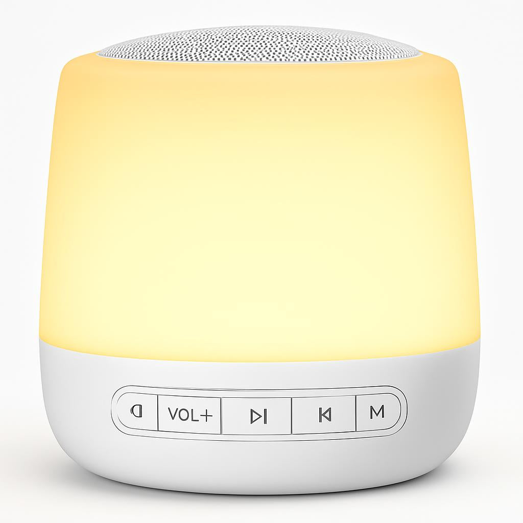 Colorful LED White Noise Bluetooth Speaker for Relaxation