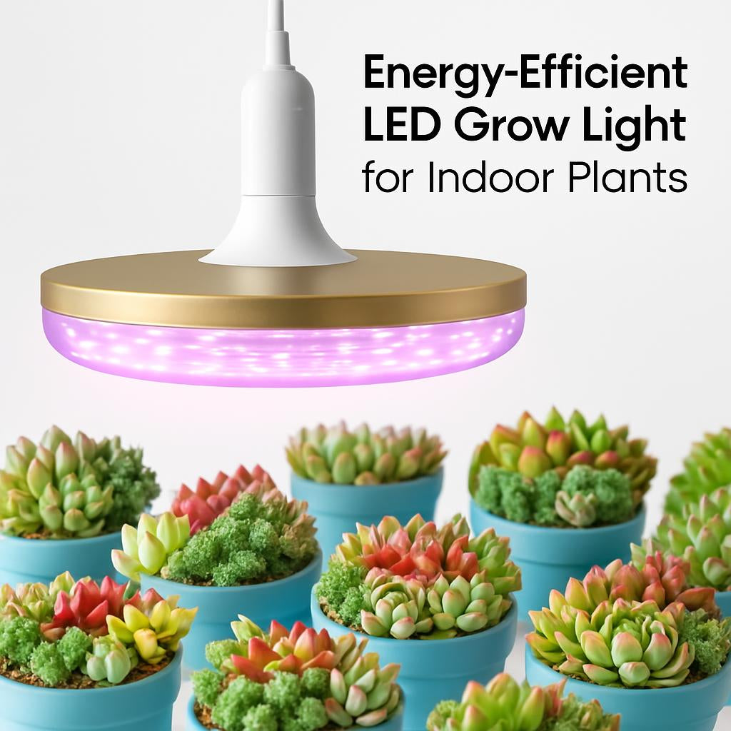 Energy-Efficient LED Planet Grow Light for Indoor Plants