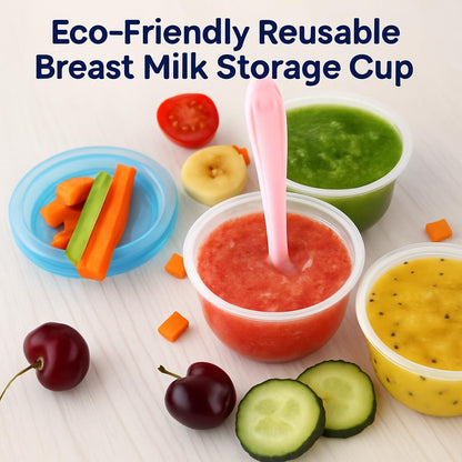 Eco-Friendly Reusable Breast Milk Storage Cup
