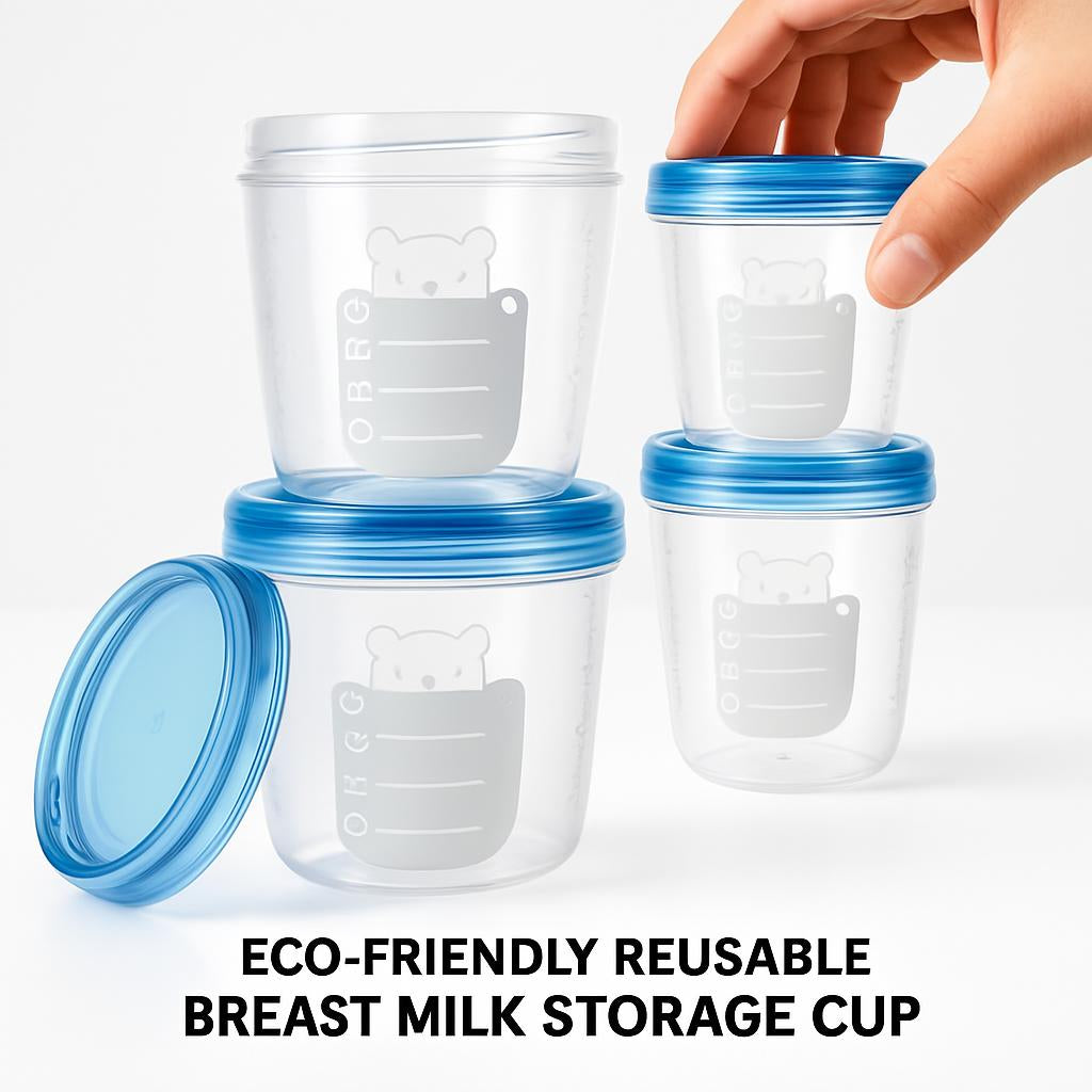 Eco-Friendly Reusable Breast Milk Storage Cup