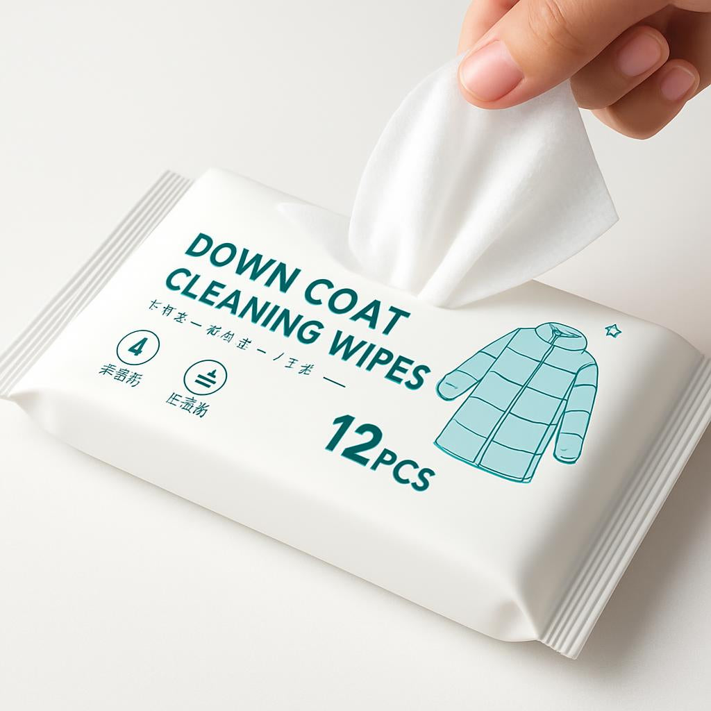 Eco-Friendly Down Coat Cleaning Wipes