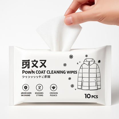 Eco-Friendly Down Coat Cleaning Wipes