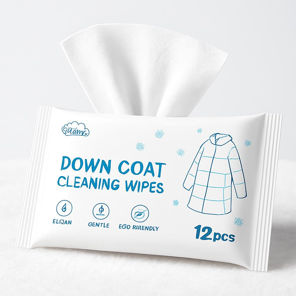 Eco-Friendly Down Coat Cleaning Wipes