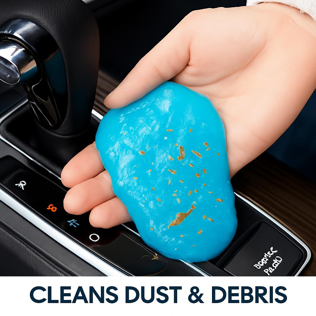 Reusable Blue Cleaning Gel for Dust and Debris Removal
