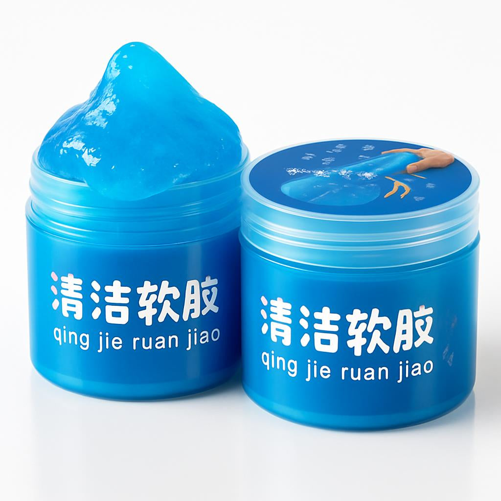 Eco-Friendly Blue Cleaning Gel for Dust & Debris