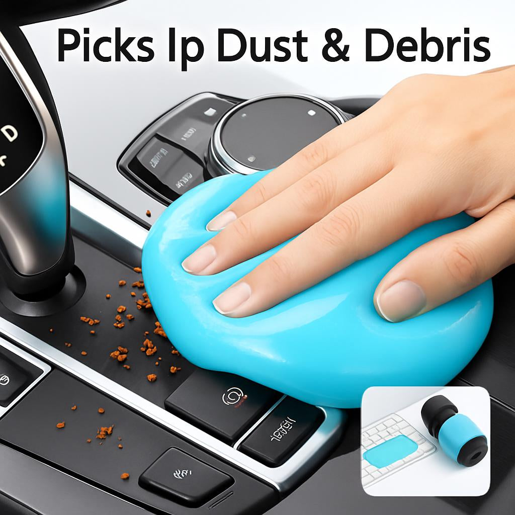 Eco-Friendly Blue Cleaning Gel for Dust & Debris