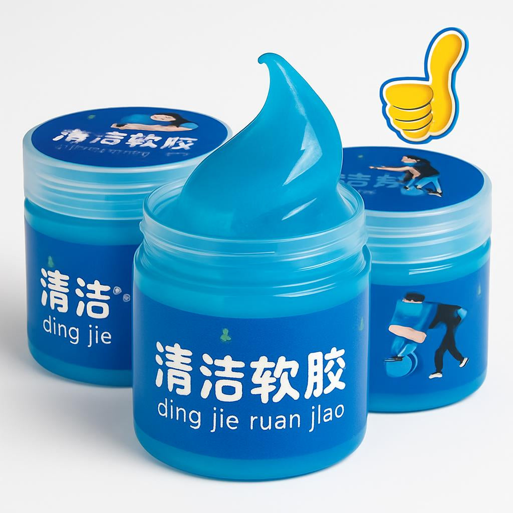 Eco-Friendly Blue Cleaning Gel for Dust & Debris