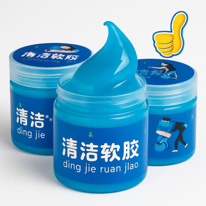 Eco-Friendly Blue Cleaning Gel for Dust & Debris