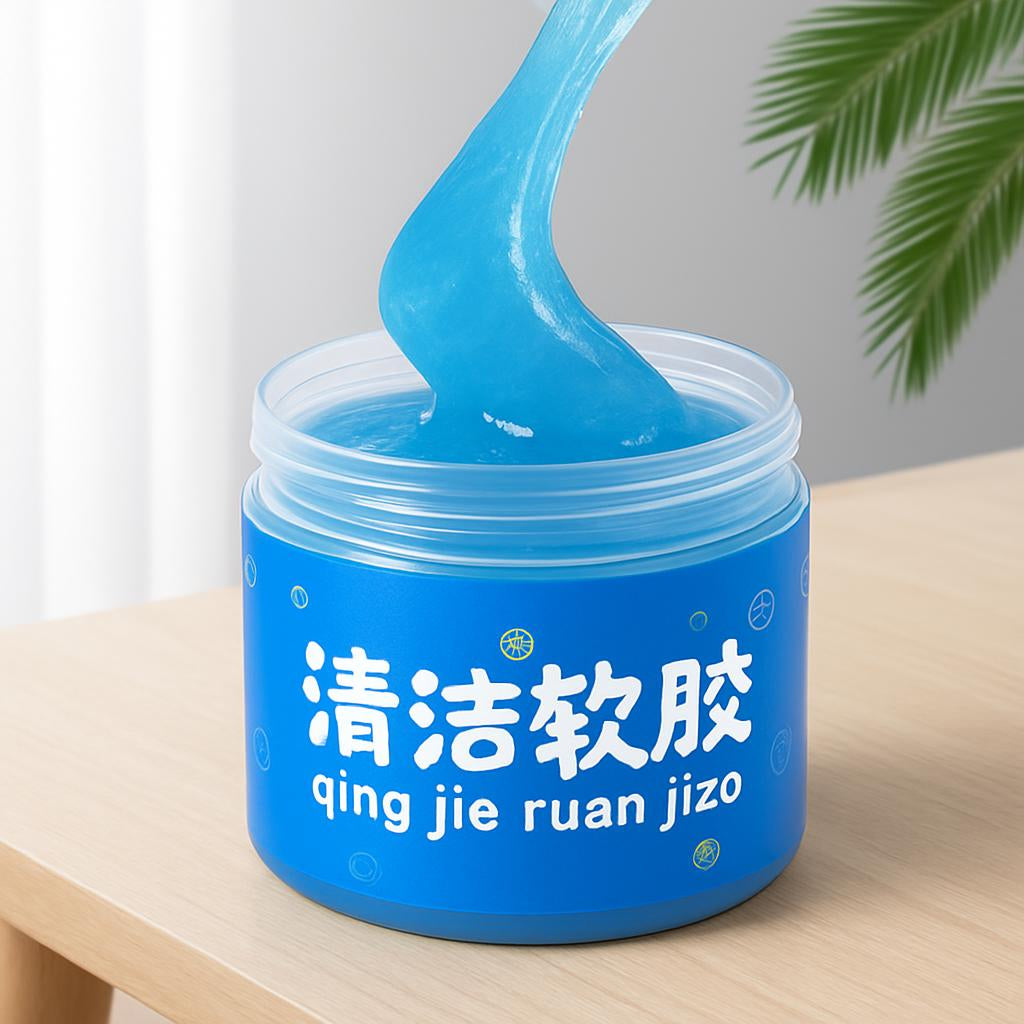 Eco-Friendly Blue Cleaning Gel for Dust & Debris
