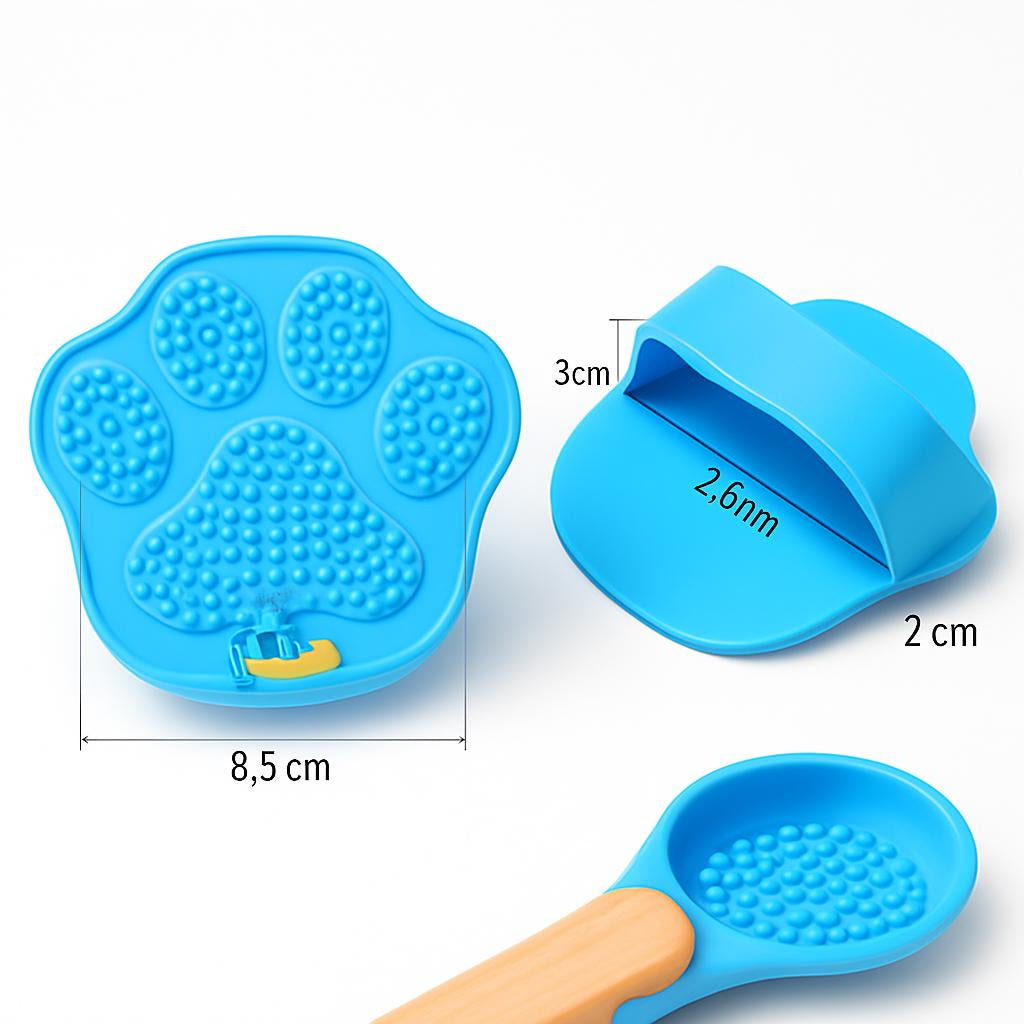 Eco-Friendly Silicone Pet Bath Brush for Massage & Cleaning