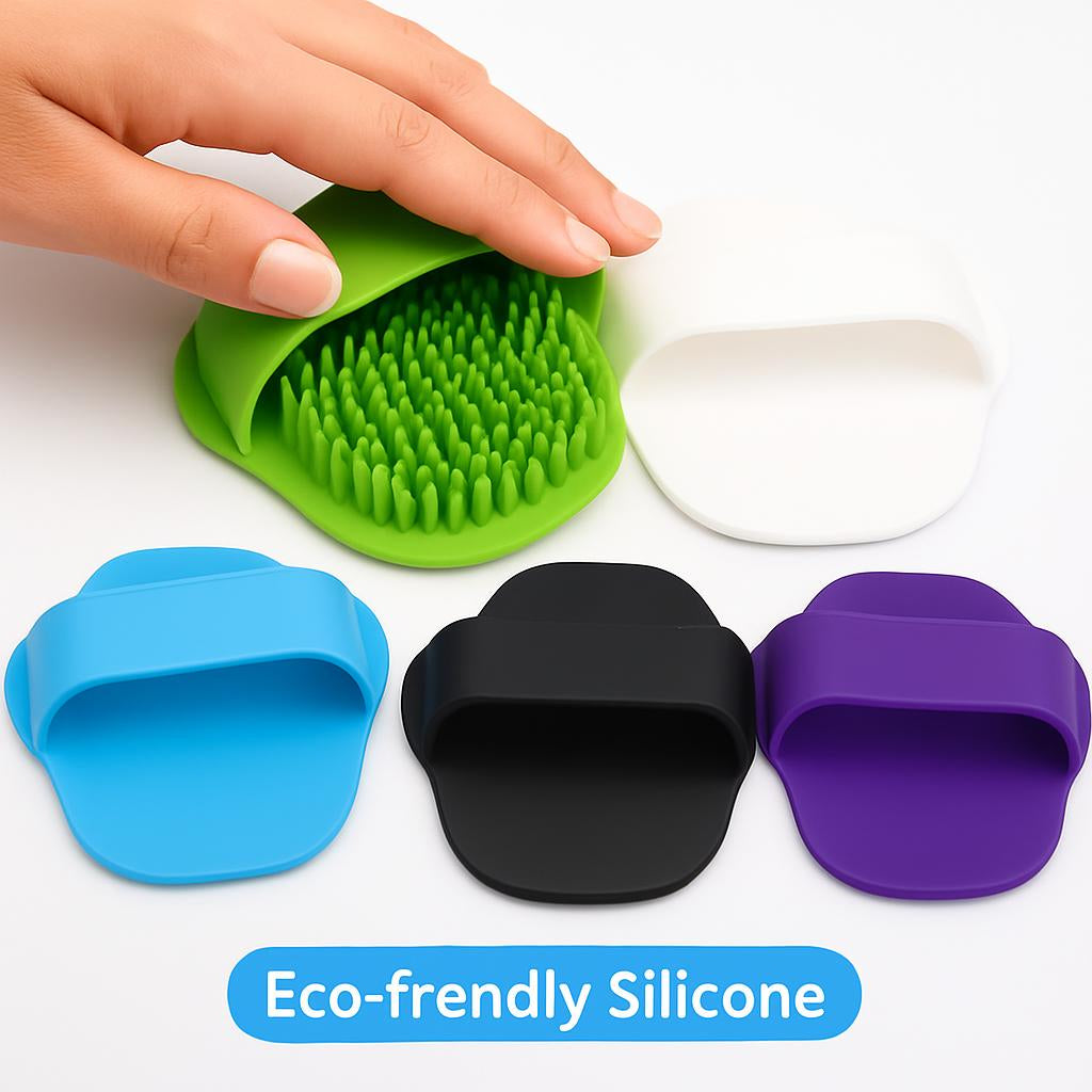 Eco-Friendly Silicone Pet Bath Brush for Massage & Cleaning
