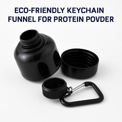 Eco-Friendly Keychain Funnel for Protein Powder