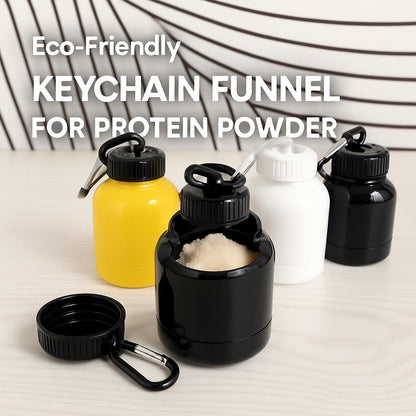 Eco-Friendly Keychain Funnel for Protein Powder