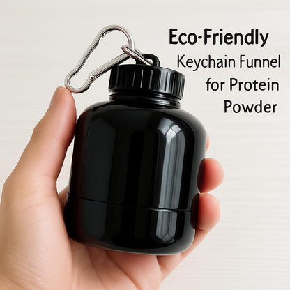Eco-Friendly Keychain Funnel for Protein Powder
