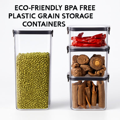 Eco-Friendly BPA Free Plastic Grain Storage Containers