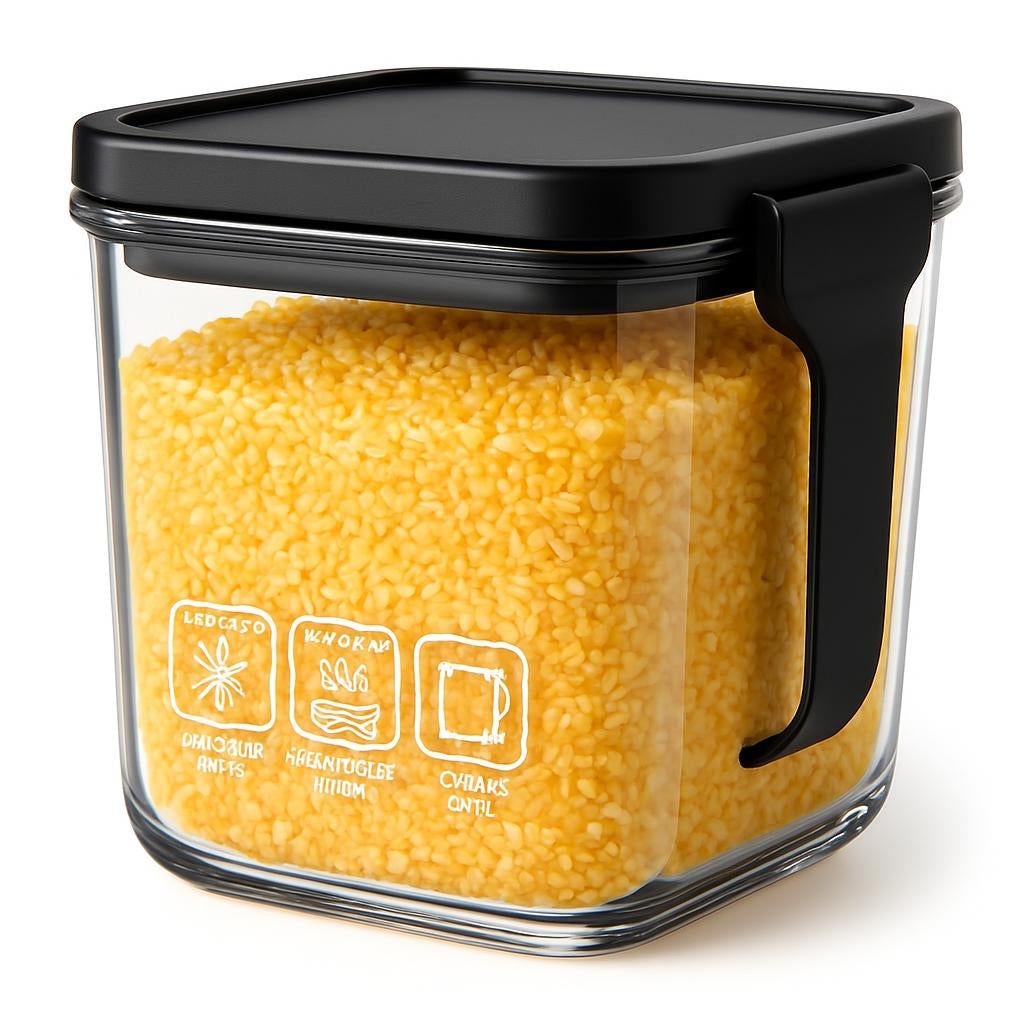 Eco-Friendly 8 Piece Airtight Grain Storage Set