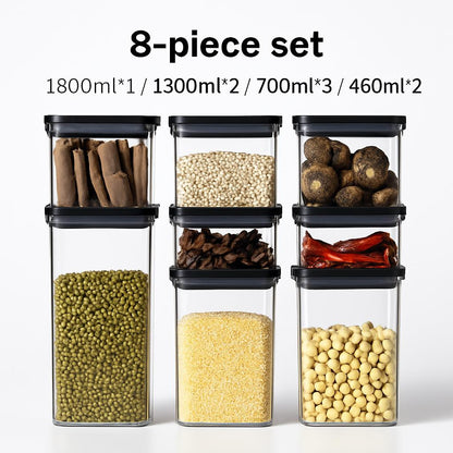 Eco-Friendly 8 Piece Airtight Grain Storage Set