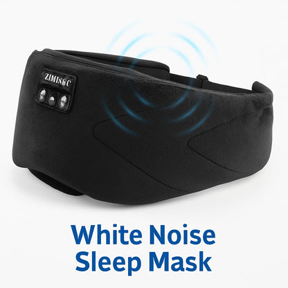 Sleep Mask with Built-In White Noise for Enhanced Sleep