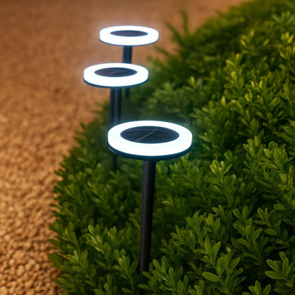 Solar-Powered Multicolored LED Garden Lights - Eco-Friendly Outdoor Lighting