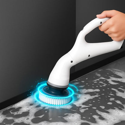 Eco-Friendly Electric Cleaning Brush with Ergonomic Handle