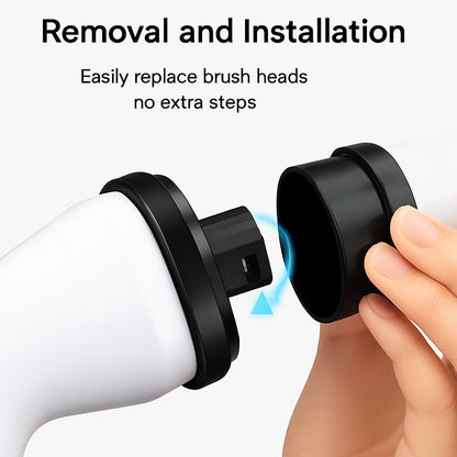 Eco-Friendly Electric Cleaning Brush - Ergonomic & Water-Saving