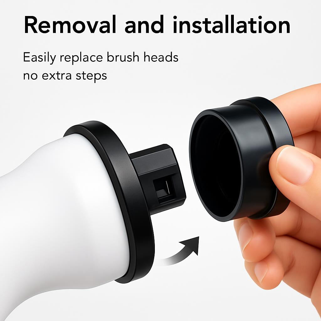 Eco-Friendly Electric Cleaning Brush - Ergonomic & Water-Saving