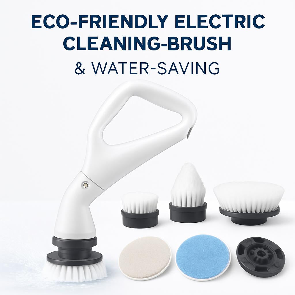 Eco-Friendly Electric Cleaning Brush - Ergonomic & Water-Saving