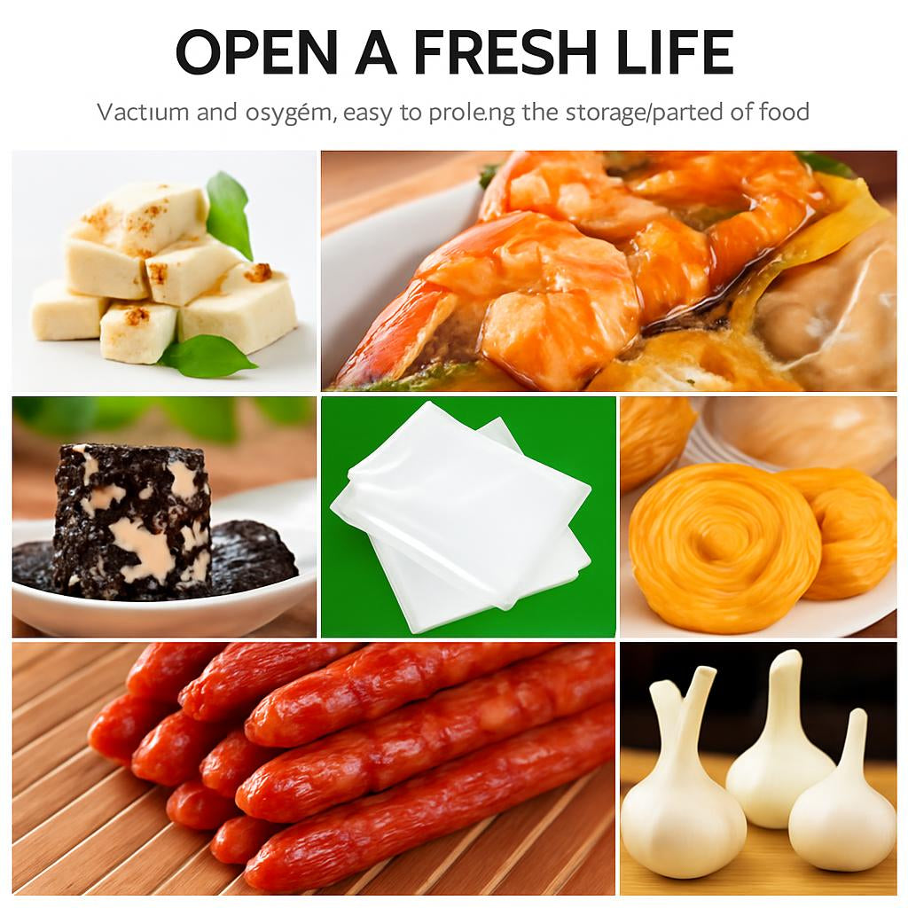 Eco-Friendly BPA Free Vacuum Sealer Bags for Food Storage