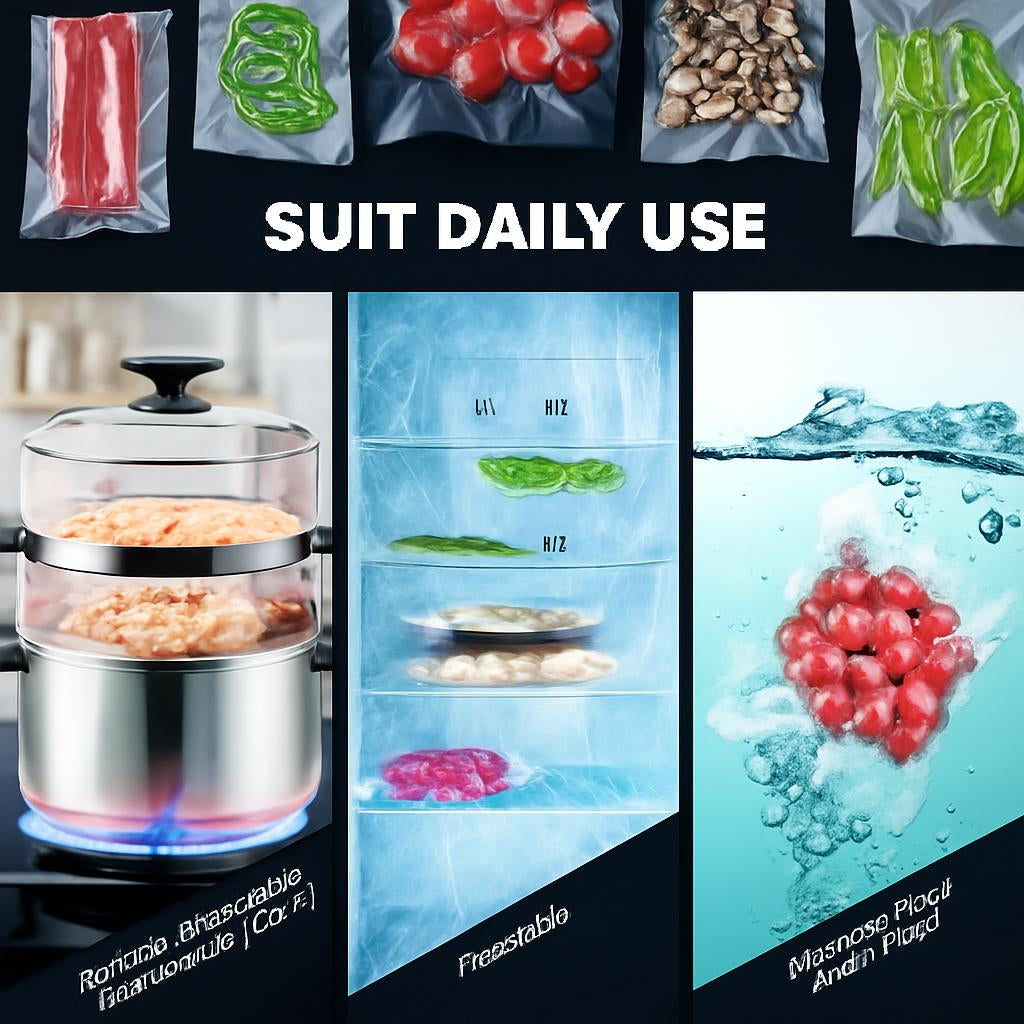 Eco-Friendly BPA Free Vacuum Sealer Bags for Food Storage