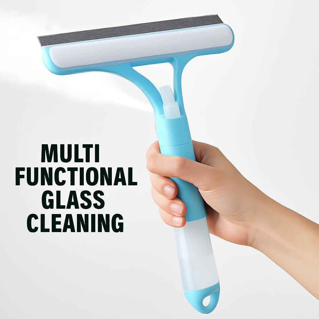 Eco-Friendly Window Cleaner Spray with Squeegee