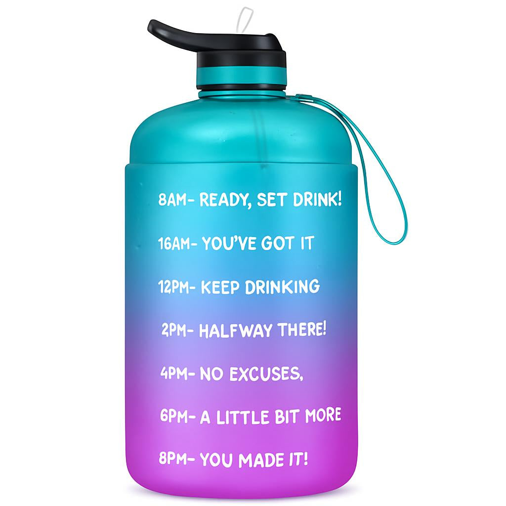 Eco-Friendly Gallon Water Bottle with Straw