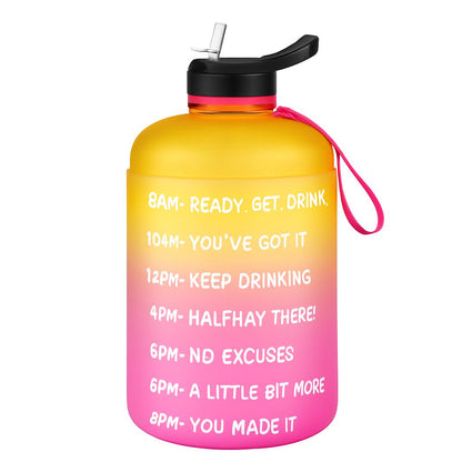 Eco-Friendly Gallon Water Bottle with Straw