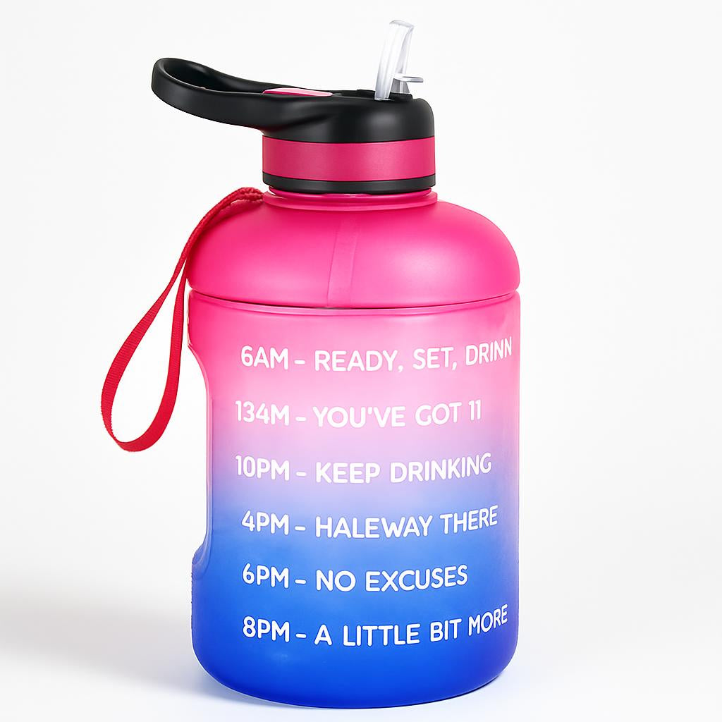 Eco-Friendly Gallon Water Bottle with Straw