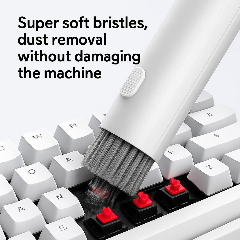 Eco-Friendly Keyboard & Headset Cleaning Brush