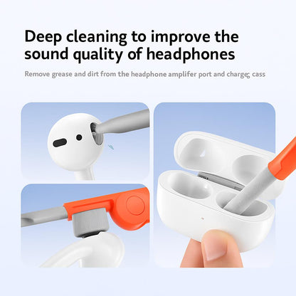 Eco-Friendly Keyboard & Headset Cleaning Brush