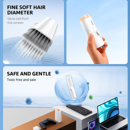 Eco-Friendly Keyboard & Headset Cleaning Brush